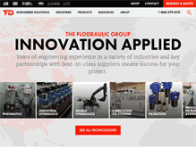 Tablet Screenshot of flodraulic.com